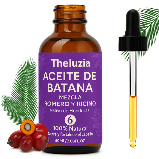 Aceite capilar 100 % natural de batana, romero y ricino para el crecimiento del cabello.
