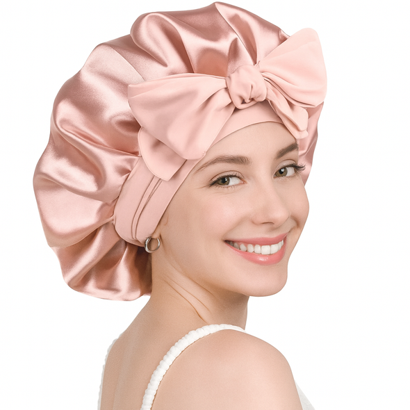 Gorro de Satén de doble capa Rosa - Theluzia®