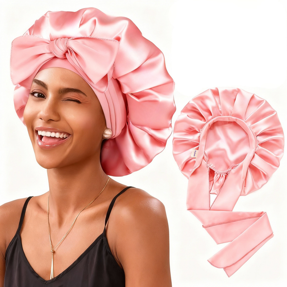 Gorro de Satén de doble capa Rosa - Theluzia®